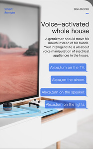 Tuya WIFI IR-Fernbedienung Alexa Google Sprach fernbedienung Universelle Lern funktion 360 Grad für TV-Lüfter der Klimaanlage - Product Image 4