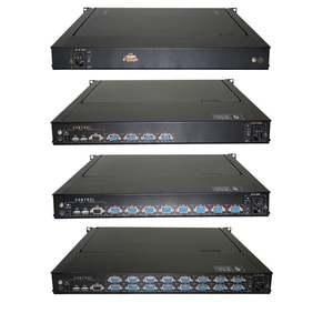 Conmutador KVM USB OEM 3 en uno 16 puertos Consola KVM VGA 17 pulgadas 1U Montaje en rack LCD Conmutador KVM Control e interruptor
