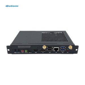 Qotom Low Power Black <strong>Thin</strong> <strong>Client</strong> Remote Desktop PC Mini <strong>Computer</strong> Intel Mini PC Core I7 OPS - Product Image 1