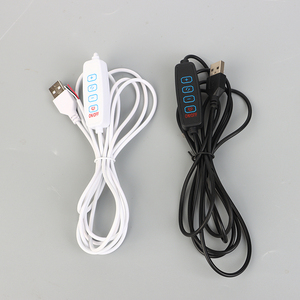 DC 5V LED Dimmer 2m USB kablosu anahtarı dim uzaktan kumanda 3Pin uzatma tel tek 3 renkler CCT LED ışık kapalı kullanım için - Product Image 4