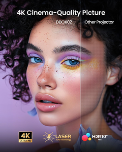 Dangbei Mars Pro 2 4K 3D DLPスマートプロジェクターミニレーザーランプとWiFiロングスローホームシアタービーマー付き - Product Image 3