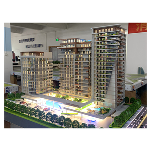 Diseño urbano estilo arquitectura casa modelo hermosa vista impresión 3D casa modelos de construcción - Product Image 6