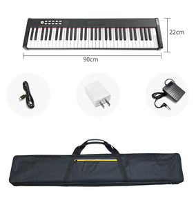 高质量的成本便携式数字88键钢琴键盘，带可充电电池和MIDI超过USB - Product Image 6