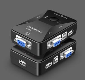 KVM Switcher 2-port USB VGA Two in One Out Dual <strong>Computer</strong> Shared Keyboard Mouse Switcher - Product Image 6