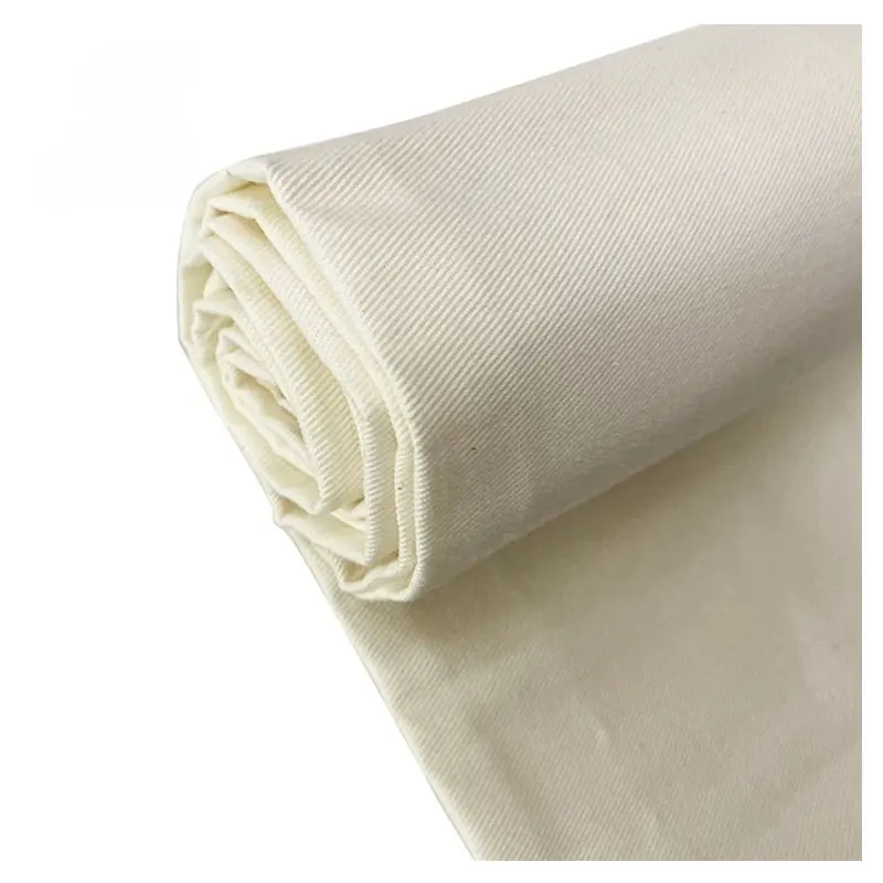 Factory Supplier Grey Textile CVC 45*45 110*76 133*72 32*32 130*70 Raw Material Cloth Unbleached Greige Fabric