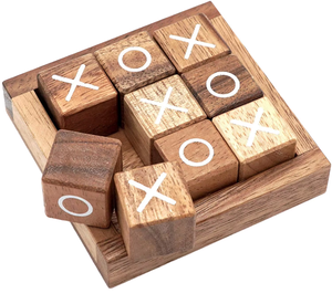 XO satranç yüksek kalite Tic-Tac-Toe oyuncak klasik iki oyuncu kurulu oyunu ebeveynler çocuklar için interaktif çocuk eğlence - Product Image 1