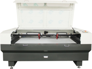 激光1610织物雕刻和切割Co2激光切割1610型号Reci 100W 150W CO2皮革激光切割机 - Product Image 3
