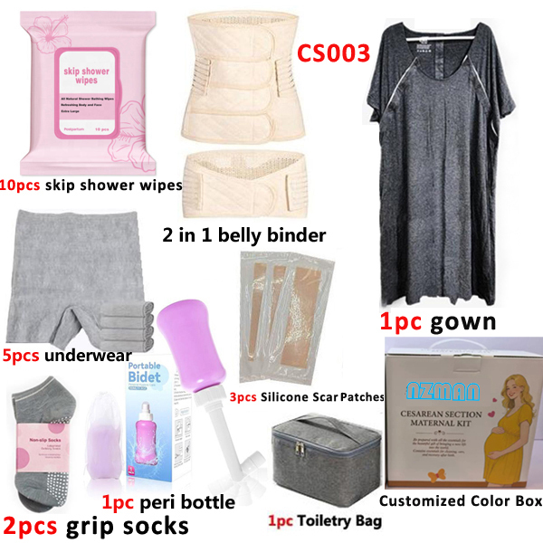 Kit de cesárea CS03 de 13 piezas