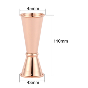 RTS Meitian 25/50 ml paslanmaz çelik şarap Jigger çift kokteyl ev Barware kullanımı için ölçüm fincan - Product Image 6