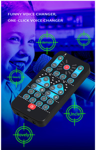 M10 Mobile Computer Sound Card Mini Voice Changer Karaoke K Song Recording Wireless Voice Changer - Product Image 6