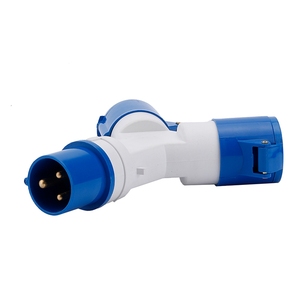 Enchufe de salida múltiple 16A 220-250V Adaptador de tres polos impermeable a prueba de explosiones de doble vía Enchufe de conector industrial - Product Image 3