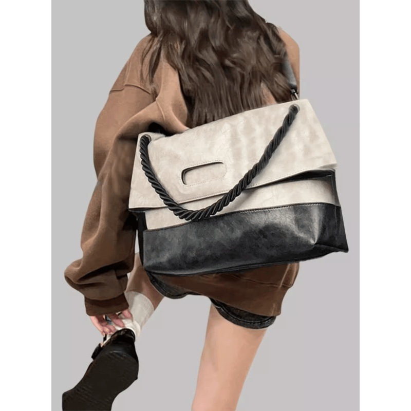 (Cuir PU) Bandoulière noire