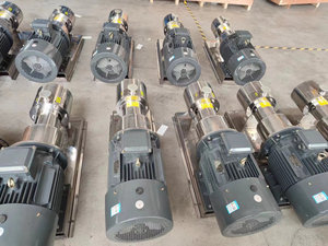 Stainless Steel Horizontal Three Stage Pipleline Emulsifier High Shear Homogenizer <strong>Mixer</strong> - Product Image 6
