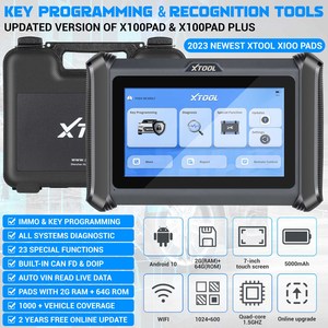 2023 XTOOL <strong>X100</strong> PADS <strong>Key</strong> <strong>Programmer</strong> with Built-in CAN FD DOIP Full System Diagnosis Supports 23 Service Functions Online Update