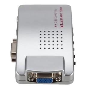 NTSC PAL VGA a TV AV RCA Adaptador de señal Convertidor Video Switch Box Compuesto para computadora portátil PC - Product Image 3