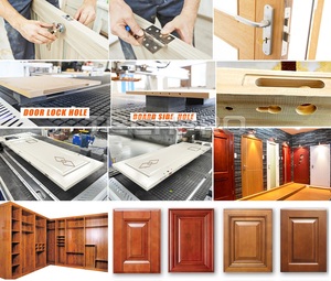 Enrutador TechPro para carpintería Cnc Atc con husillo horizontal giratorio de cuatro lados Máquina de 4 ejes para hacer puertas Precio