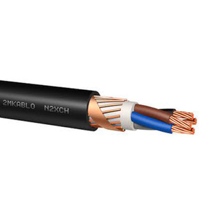 สายเคเบิล N2XCH ปราศจากฮาโลเจนพร้อมตัวนำศูนย์กลางพร้อมพฤติกรรมการติดไฟที่ดีขึ้น - Product Image 1