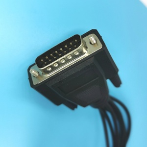 Audio and Video Capture Line Computer <strong>Monitoring</strong> Connection DB15 Male to 8 <strong>BNC</strong> Female Cable - Product Image 5
