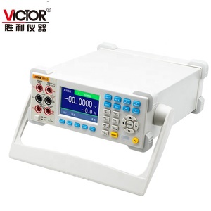 维克多8155 USB自动量程DC交流1000V 10A频率200Hz-20 mhz仪表5 1/2数字台式真有效值数字万用表
