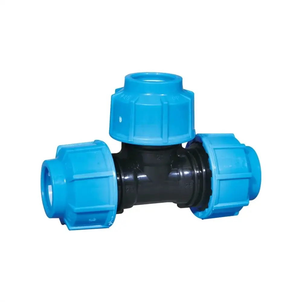 Cheap Price irrigation HDPE pipe fittings hdpe 25mm PE Push Fit quick connector greenhouses