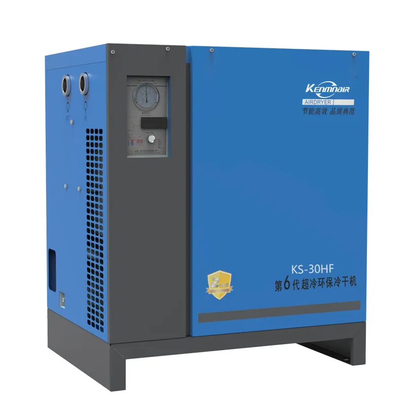 Airstone dessecante de ar comprimido 3.8m3/min tipo refrigerado refrigerado a ar secador de refrigeração para compressor de ar