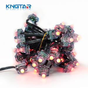 クリスマス/アミューズメント照明モジュール用の12mmRGBLEDストリングライト防水フルカラースクエアピクセル - Product Image 3
