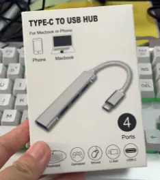 5Gbps USB 3.0 Type C Hub 4 Port 1 Multi Splitter <strong>Adapter</strong> OTG USB for Macbook Pro Air Mi Pro <strong>Computer</strong> <strong>Notebook</strong> Laptops USB Type-C - Product Image 6