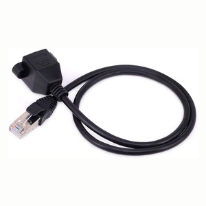 RJ45-Stecker auf Buchse LAN-Ethernet-Netzwerk Cat6 Cat5e Cat5-Kabel für die Schalttafel montage RJ45-Verlängerungskabel - Product Image 5
