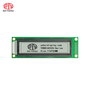 Vendita calda COB 160*32 caratteri 122*44MM modulo LCD Display con blu nero verde e colore grigio per la fabbrica - Product Image 2