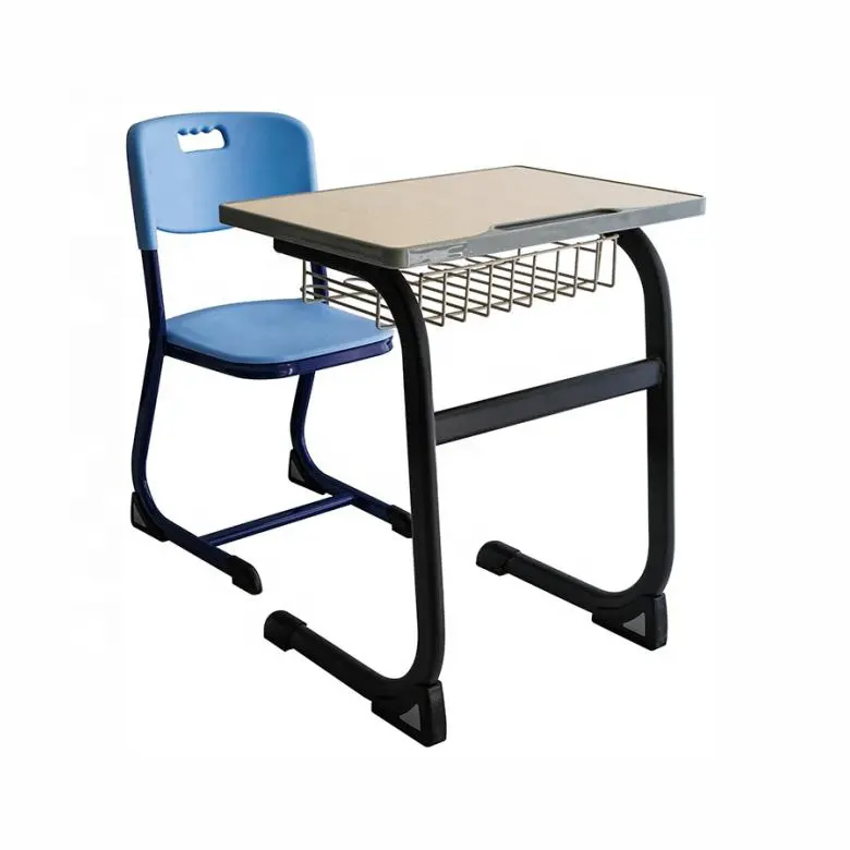 Ensembles de tables et de chaises de style scolaire moderne pour étudiants Mobilier de salle de classe Bureau et chaise pour étudiants