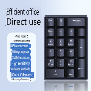 Teclado mecánico digital F20 portátil con cable de 20 teclas portátil externo mini uso de oficina financiera. - Product Image 4