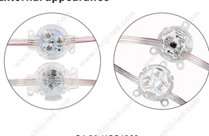 Shiji ไฟ LED UCS1903 30มม. แบบกลมสำหรับเทศกาลคริสต์มาสแบบถาวรไฟพิกเซล LED พิกเซลกันน้ำสำหรับกลางแจ้ง - Product Image 2