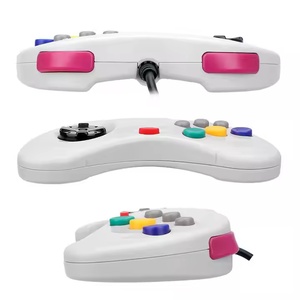 Gamepad con cable USB de 6 botones JoyPad Joystick Game Controller para Sega para Saturn System Style para PC para Mac Gaming Controller