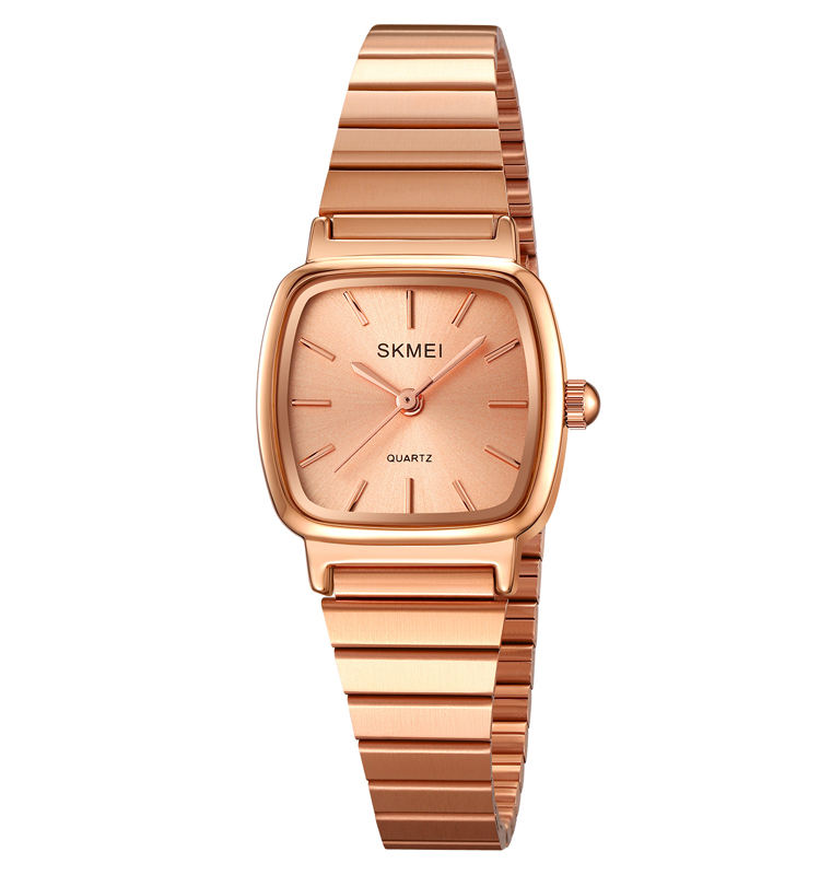 Rose gold-metal strap