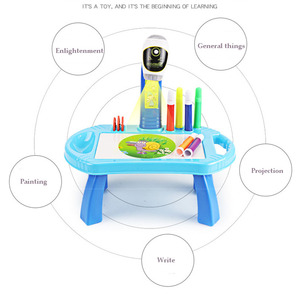 Led Projector ของเล่นเด็ก,โต๊ะวาดภาพศิลปะและงานฝีมือของเล่นเพื่อการศึกษา - Product Image 3