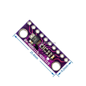 YIXINTAI 4-Kanal-Modul I2C GY-ADS1015 ADC mit programmier barem Verstärkungs verstärker
