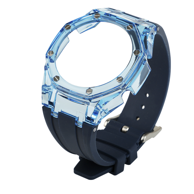 Boîtier GA-2100 WBlue + bracelet