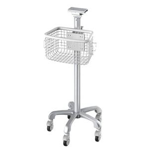 Carrito de soporte móvil para pacientes, monitor Médico de acero inoxidable, <span class=keywords><strong>ecg</strong></span>, venta directa - Product Image 2