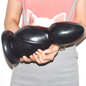L 12&quot; D 4.7&quot; Super Thick Wide <strong>Big</strong> Large Giant Anal Toys Xxl Huge Sex Toys Gourd Humpty Bumpty Fat extreme Giant Anal Butt Plug - Product Image 6