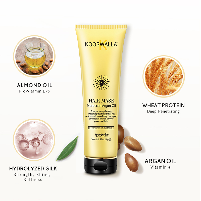 Masque capillaire à l'huile d'argan