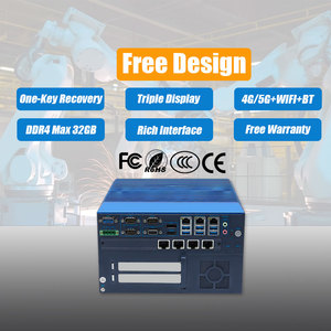 <strong>Advantech</strong> Intel Celeron Q170 Customized Industrial <strong>Embedded</strong> Mini Pc Intel 6th/7th/8th/9th Gen Core I Lga1200 Fanless Mini Box Pc - Product Image 1