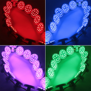 60 мм 16 светодиодов AC24V самоуправляемый турбинный конденсатор RGB светодиодные точечные огни для игровой площадки развлекательное автоматическое программирование - Product Image 6