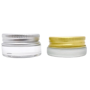 7g 7ml 7 Gram Clear Glass Cylinder Low Profile <strong>Jar</strong> Cosmetic <strong>Jars</strong>