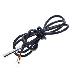 Paquete de acero inoxidable DS1820 impermeable 1 2 3 metros DS18b20 sonda de temperatura sensor de temperatura 18B20 para Arduino nuevo