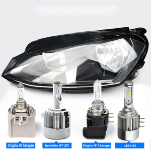 JG G2 72W ชิพ CSP CANbus H7 H15 6000K ไฟหน้า LED สำหรับเฉพาะหลอดไฟต่ำสำหรับกอล์ฟ VW - Product Image 3