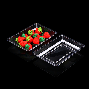 定制食品级免费PP/PE真空成型包装黑色塑料肉盘 - Product Image 2