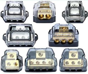 Divisor de distribución de energía a prueba de polvo de una entrada y tres salidas para sistema de audio de automóvil con fusibles de Unión portafusibles - Product Image 5