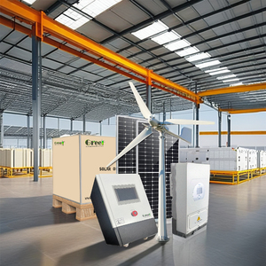Değişken Pitch kontrolü ile 5kw 10kw küçük rüzgar türbini açma-kapama ızgara bağlantısı lityum iyon batarya - Product Image 2
