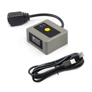 Escáner de código de barras 1D 2D portátil con cable USB Código QR y lector de código de barras en stock - Product Image 2