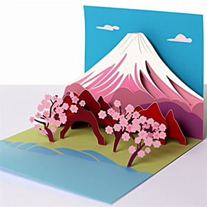 Özel Logo yaratıcı zooeland kartları kız tebrik kartı zarf selamlar için benzersiz 3d Pop Up kart - Product Image 3